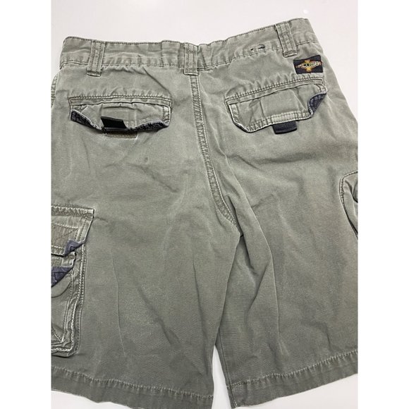 PLUGG boy cargo shorts green solid size 8 - Picture 9 of 12